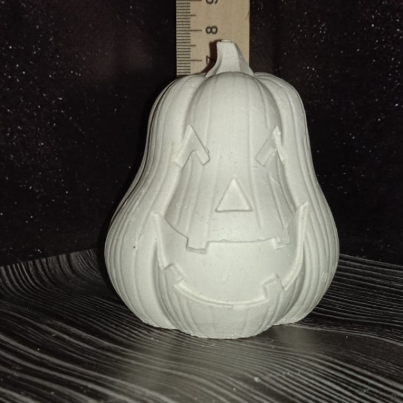 Гіпсова фігурка для розфарбовування. Гарбуз 3d геловін