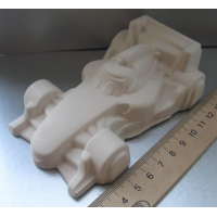 Гіпсова фігурка для розфарбовування статуетка. Гипсовая фигурка для раскрашивания. Машинка гонщик №1