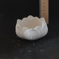 Гипсовая фигурка для раскрашивания статуэтка. Кашпо Лотос